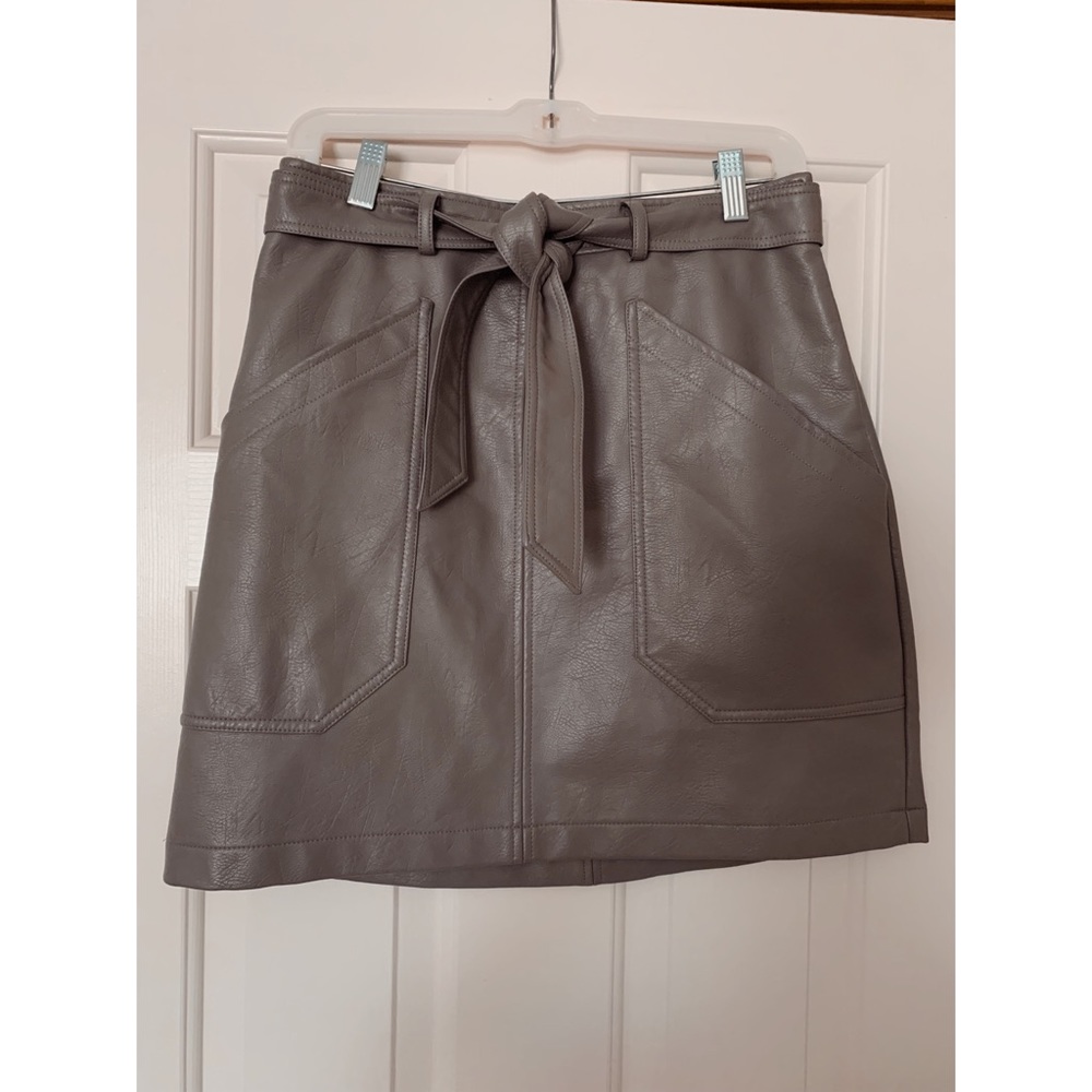 Bohme Faux Leather Skirt